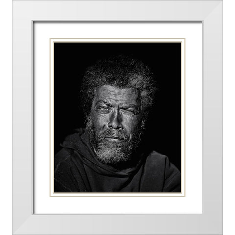 Another Day ... White Modern Wood Framed Art Print with Double Matting by Verdon