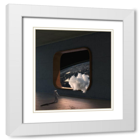 Am‚E™Cš„Ae—Pe—A White Modern Wood Framed Art Print with Double Matting by CVV