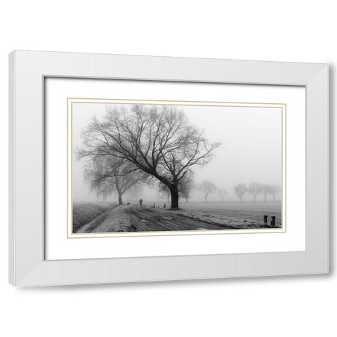 Wanderer White Modern Wood Framed Art Print with Double Matting by Wilbers, Wiebe