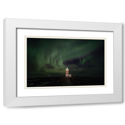 Travel Into A Lighthouse White Modern Wood Framed Art Print with Double Matting by Nunez Buj, Rodrigo