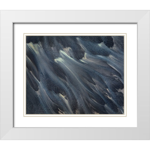 RIVer Bed White Modern Wood Framed Art Print with Double Matting by Dou, Shenshen