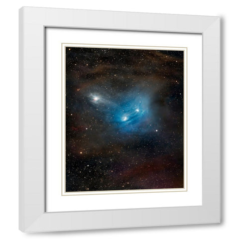 Vdb 102 White Modern Wood Framed Art Print with Double Matting by Chander, Vikas