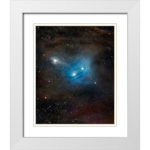 Vdb 102 White Modern Wood Framed Art Print with Double Matting by Chander, Vikas
