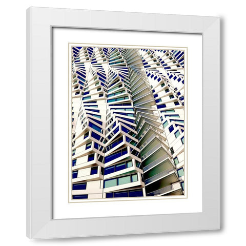 Rooms with a view White Modern Wood Framed Art Print with Double Matting by Wechsler, Robin