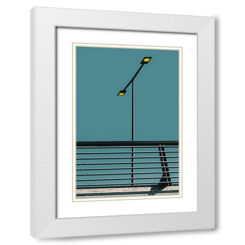 Daylight White Modern Wood Framed Art Print with Double Matting by Ruckert, Stephan
