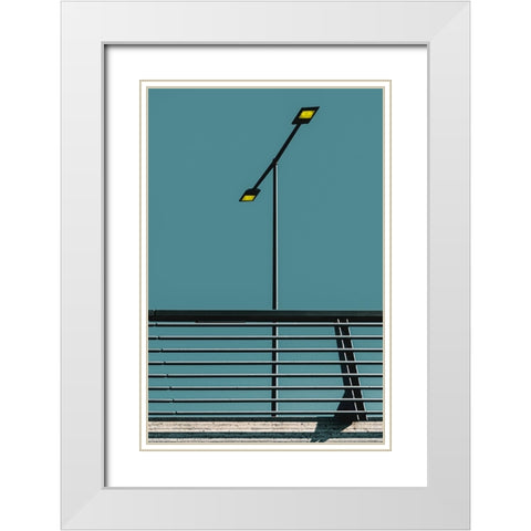 Daylight White Modern Wood Framed Art Print with Double Matting by Ruckert, Stephan