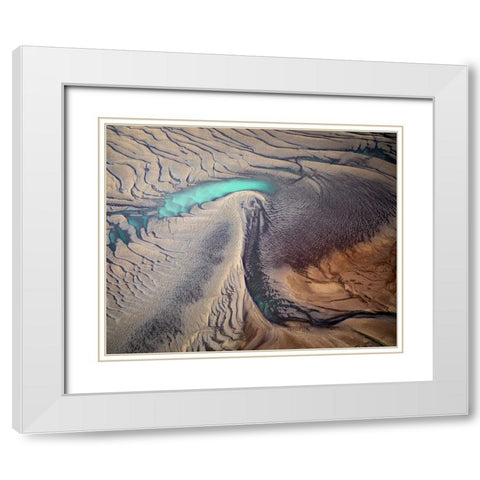 Eye Of Sauron White Modern Wood Framed Art Print with Double Matting by Sadovsky, Vlad