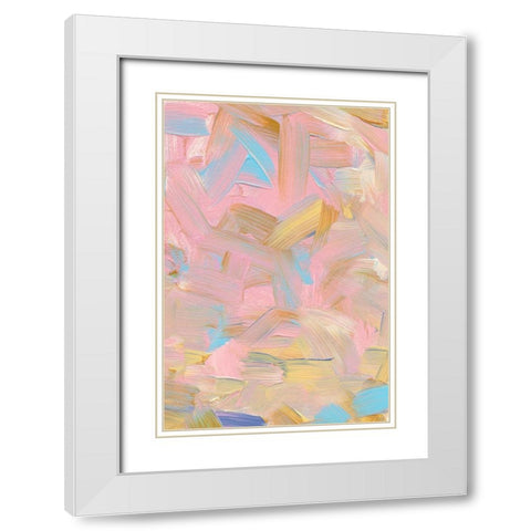 Playday White Modern Wood Framed Art Print with Double Matting by uplusmestudio