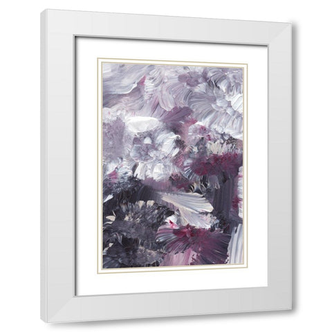 Hold on to me White Modern Wood Framed Art Print with Double Matting by uplusmestudio