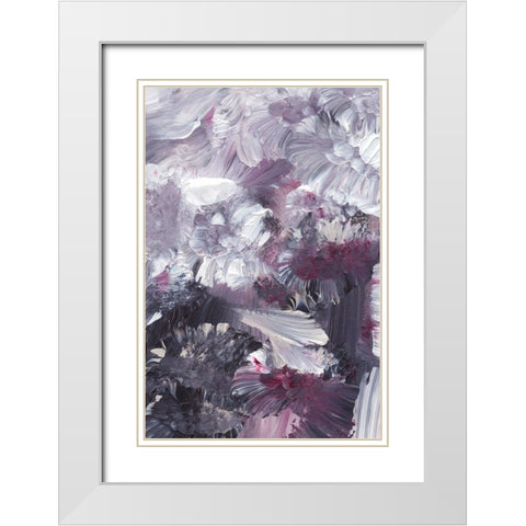 Hold on to me White Modern Wood Framed Art Print with Double Matting by uplusmestudio