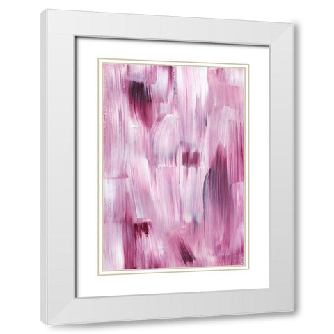 Love Enough White Modern Wood Framed Art Print with Double Matting by uplusmestudio