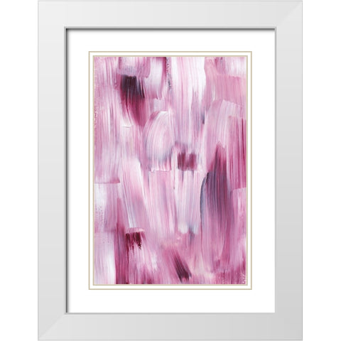 Love Enough White Modern Wood Framed Art Print with Double Matting by uplusmestudio