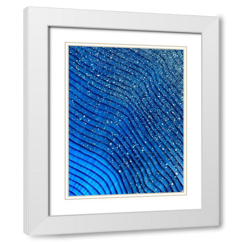 Star Light Star Bright White Modern Wood Framed Art Print with Double Matting by Mann, Tara