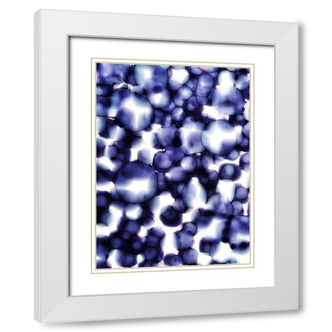 Frostbite White Modern Wood Framed Art Print with Double Matting by Mann, Tara