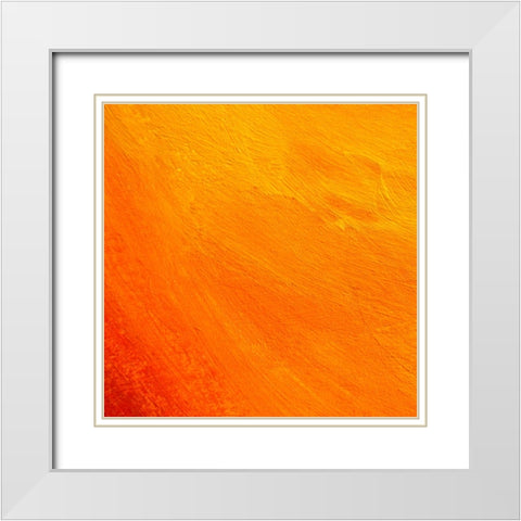 Sunset White Modern Wood Framed Art Print with Double Matting by Jarotdjunaedi