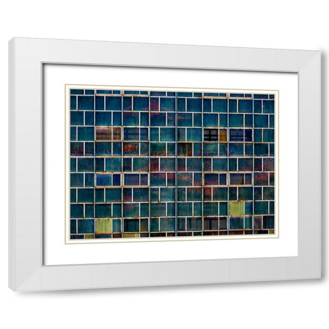 stories White Modern Wood Framed Art Print with Double Matting by Surleac, Marius