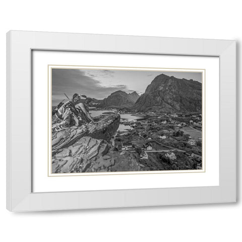 A Different Time 2 White Modern Wood Framed Art Print with Double Matting by Martinussen, Baard