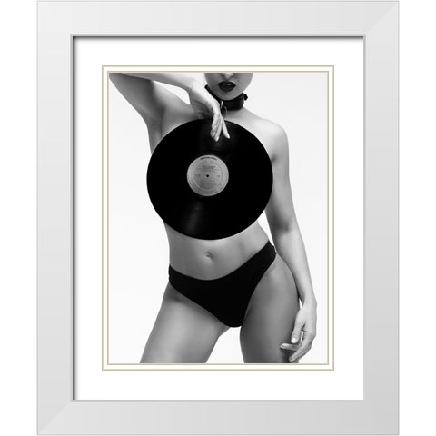 Love It To Death White Modern Wood Framed Art Print with Double Matting by Drake, David