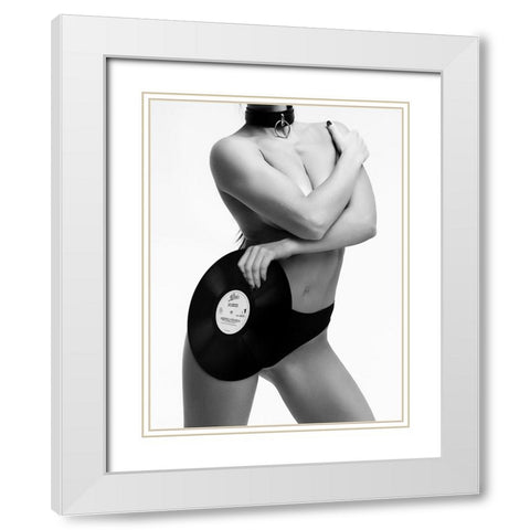 The Ultimate Sin White Modern Wood Framed Art Print with Double Matting by Drake, David