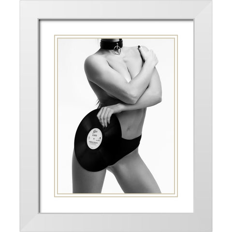 The Ultimate Sin White Modern Wood Framed Art Print with Double Matting by Drake, David