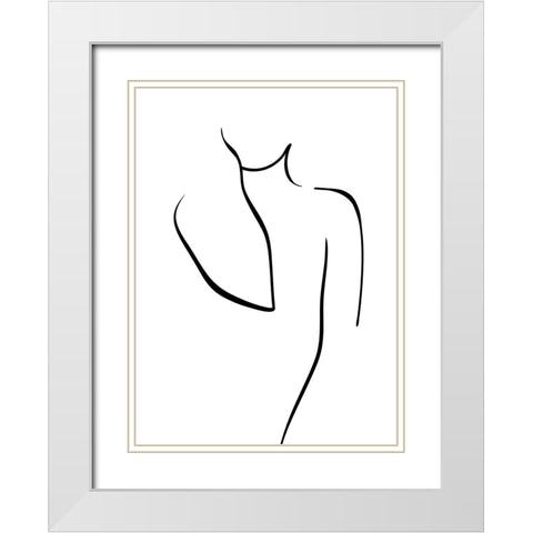 Daydreaming II White Modern Wood Framed Art Print with Double Matting by Laiz Blursbyai, Rosana