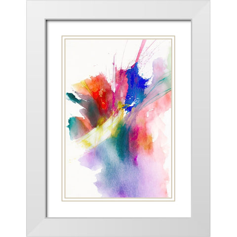 Desire become destiny White Modern Wood Framed Art Print with Double Matting by Mauro