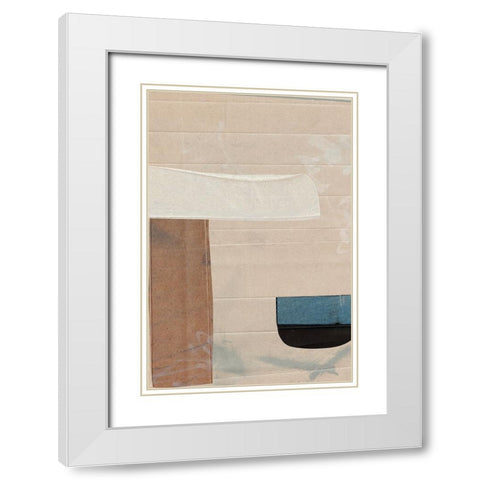 Sauna White Modern Wood Framed Art Print with Double Matting by Hobday, Dan