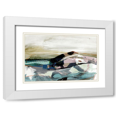 Elevation White Modern Wood Framed Art Print with Double Matting by Hobday, Dan