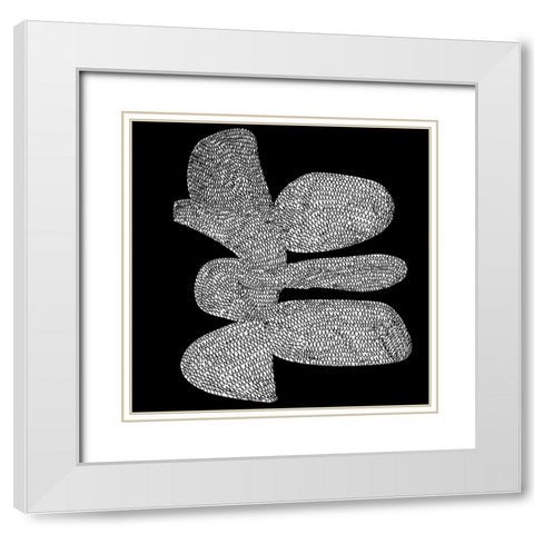 Craft White Modern Wood Framed Art Print with Double Matting by Hobday, Dan