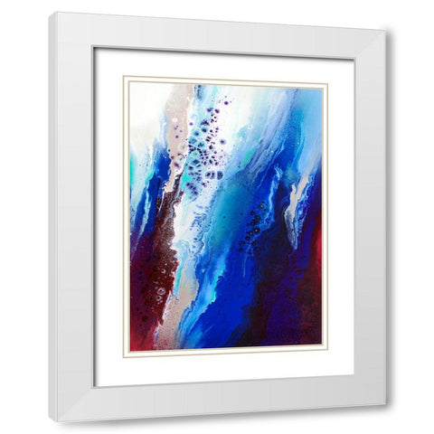 Acclivity White Modern Wood Framed Art Print with Double Matting by Storms, Alyson