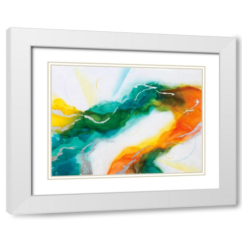 Adaptive Optics White Modern Wood Framed Art Print with Double Matting by Storms, Alyson