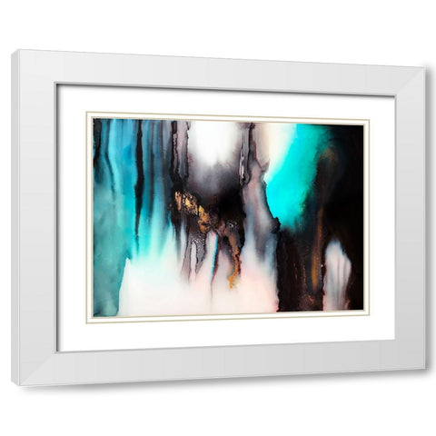 Cavern White Modern Wood Framed Art Print with Double Matting by Storms, Alyson