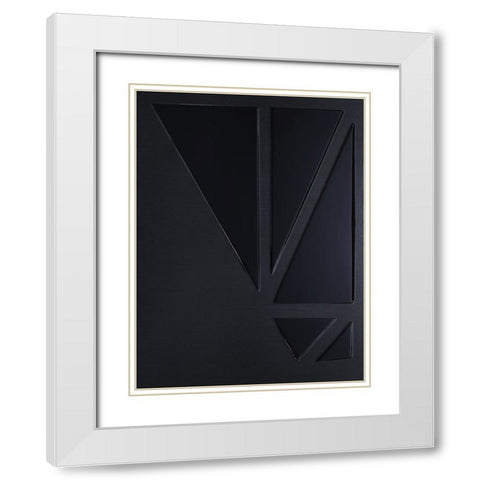 Dark White Modern Wood Framed Art Print with Double Matting by Storms, Alyson