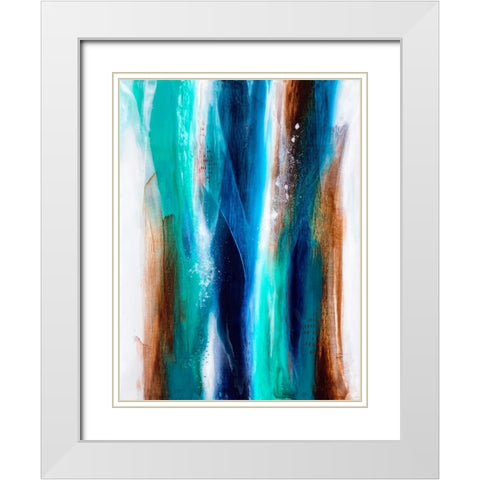 Into the Forest White Modern Wood Framed Art Print with Double Matting by Storms, Alyson