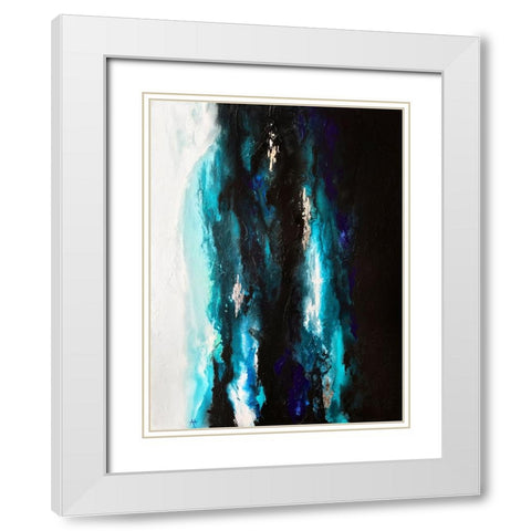 Into the Light White Modern Wood Framed Art Print with Double Matting by Storms, Alyson