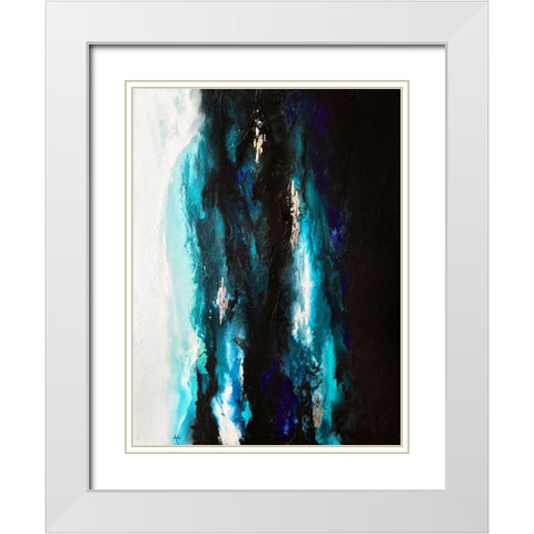 Into the Light White Modern Wood Framed Art Print with Double Matting by Storms, Alyson