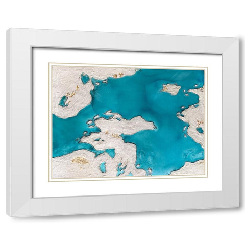 Pugetsound Std White Modern Wood Framed Art Print with Double Matting by Storms, Alyson