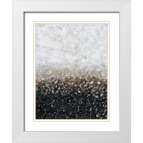Smoky Crystal White Modern Wood Framed Art Print with Double Matting by Storms, Alyson