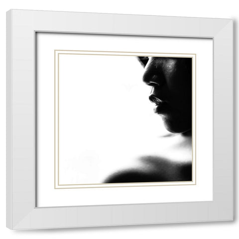 Excite White Modern Wood Framed Art Print with Double Matting by wahyu adi, bonifasius