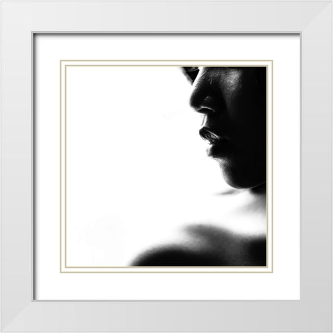 Excite White Modern Wood Framed Art Print with Double Matting by wahyu adi, bonifasius