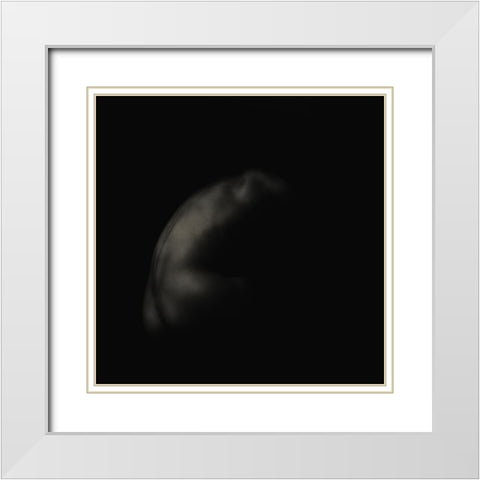 Male Nude White Modern Wood Framed Art Print with Double Matting by Marthinussen, Willy