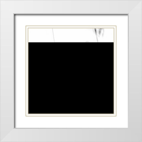 Slalom White Modern Wood Framed Art Print with Double Matting by Cheli, Ivano