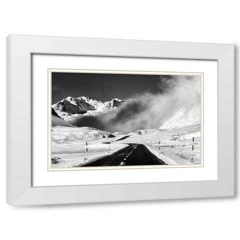 Venturing Into The Unknown White Modern Wood Framed Art Print with Double Matting by Costanzo, Alfredo