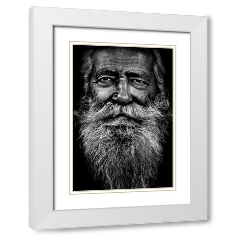 Mr. Nicholas... White Modern Wood Framed Art Print with Double Matting by Grambone, Antonio