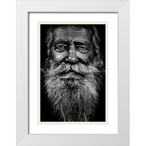 Mr. Nicholas... White Modern Wood Framed Art Print with Double Matting by Grambone, Antonio