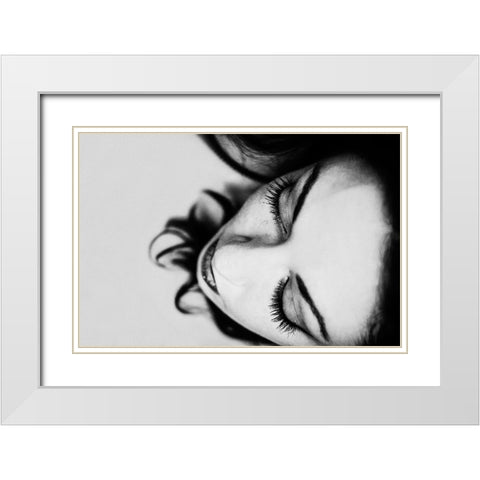 The Dreamer 2 White Modern Wood Framed Art Print with Double Matting by Mennitto, Davide