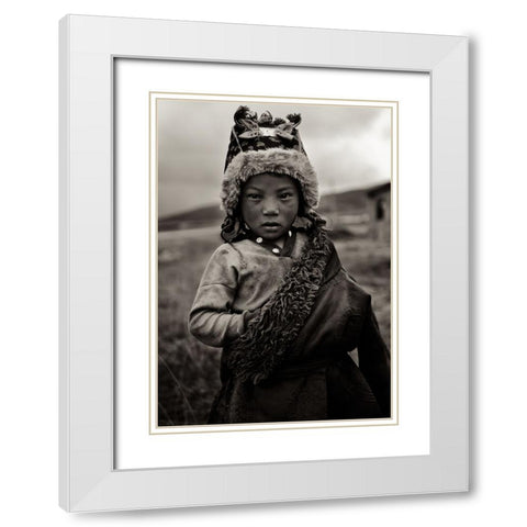 The Little Prince White Modern Wood Framed Art Print with Double Matting by Marino, Nicolas