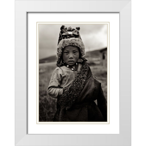 The Little Prince White Modern Wood Framed Art Print with Double Matting by Marino, Nicolas