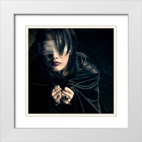 Power White Modern Wood Framed Art Print with Double Matting by Sulistiawan, Hari