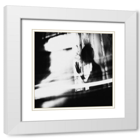 Outside White Modern Wood Framed Art Print with Double Matting by Ivanova, Inga